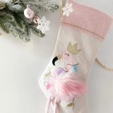 summerville, sc  Flamingo Mon ami stocking Baby girl stockings toddler girl custom embroidery holiday gifts tweedle beedle