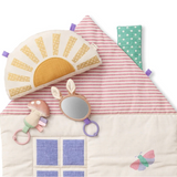 Bitzy Bespoke™ Ritzy Tummy Time Pink Cottage Play Mat