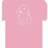 S/S Light Pink Bunny T-Shirt