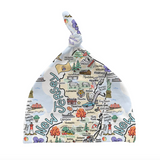 New Jersey Map Knotted Hat 0-6m