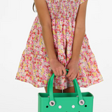 Girls Lyra Dress-Pink Floral