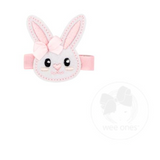 Pink Felt Bunny Hair Clip