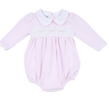 Jessica and Jack Girl's Smock Collared Bubble