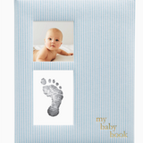 Seersucker Baby Book - Blue