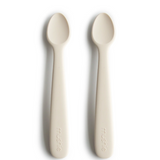 Silicone Feeding Spoon Set - Ivory