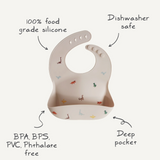 Silicone Baby Bib - Bees