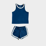 0-3 Month only Track Set - Navy