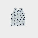 Boy's Pocket Tank | Shark Fin