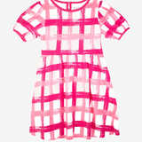 Elsa Twirl Dress - Painted Pink Gingham