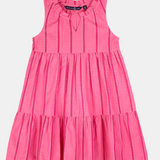 Annika Dress | Candy Pink Seersucker