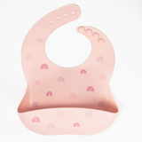 Lil North Co - Blush Rainbows Silicone Bib