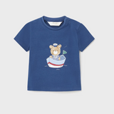 NEWBORN, 6-9M ONLY Sailboat Bear Tshirt