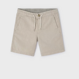 Khaki Linen Shorts