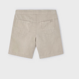 Khaki Linen Shorts