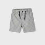 Grey Checkered Shorts