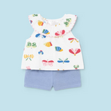 SIZE NEWBORN ONLY Garden Bugs Tank & Short Set