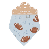 Football Blue Bandana Bib