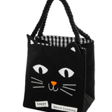 Light Up Cat Halloween Basket