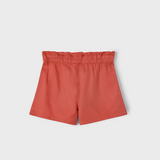 Girl Shorts with Bow Terracotta
