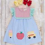 School Days Embroidered Dress