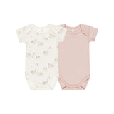 Short Sleeve Bodysuit || Bubblegum Pink