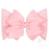 Small King Grosgrain Bow Matching Cotton Jersey Baby Headband