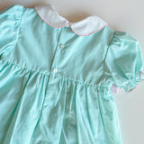 Smocked Bunny Dress - Mint