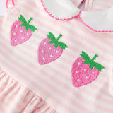 Strawberry Dress Ruffle Peter Pan Collar