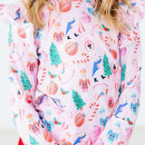 Sugarplum Fairy L/S Ruffle Tee