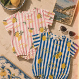 T-Shirt Bubble- Lemon Blue Classico