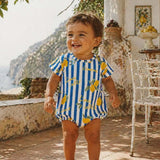 T-Shirt Bubble- Lemon Blue Classico