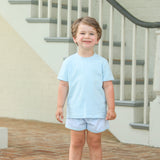 Thomas Short Set - Light Blue Gingham