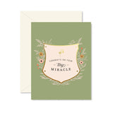 Tiny Miracle Baby Greeting Card