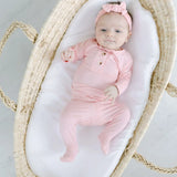 Top + Bottom Newborn Outfit - Pink