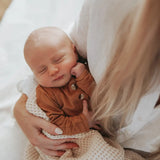 Top + Bottom Outfit & Hat Set - Camel