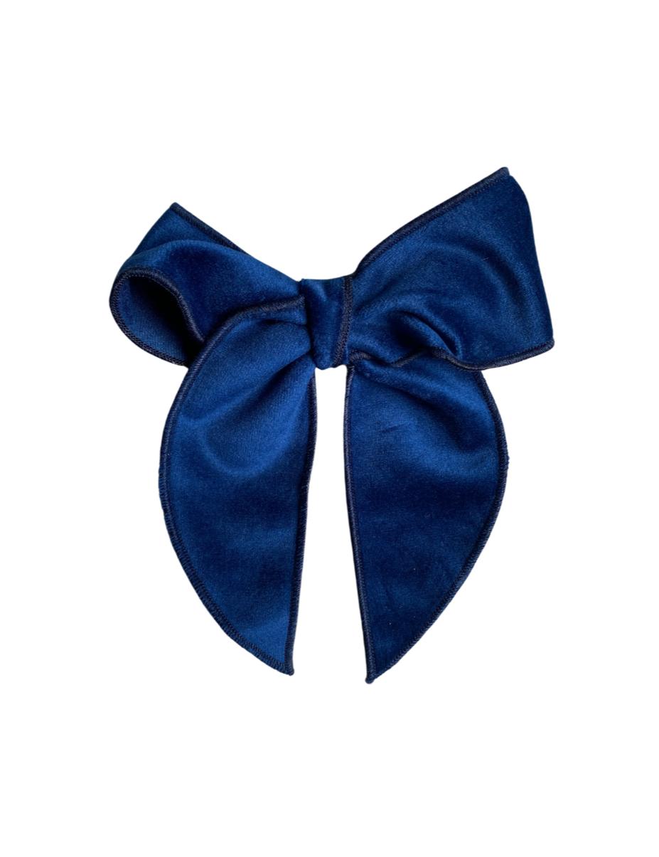 King Velvet Bowtie with Twisted Wrap and Whimsy Tails