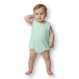 Mint Blue Bubble Romper