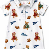 Varsity Bears Polo Shorty One-Piece