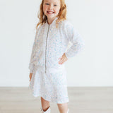 White Velvet Sequin Jacket