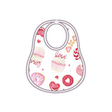 XOXO Sweets Printed Bib