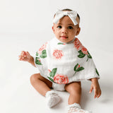 Camellia 2-in-1 Burp Cloth and Bib
