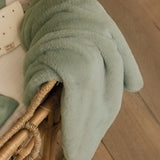 Sage Green Chenille Blanket