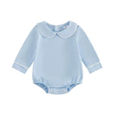 Long Sleeve Peter Pan Blue Bubble