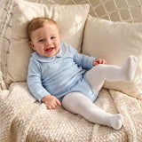 Long Sleeve Peter Pan Blue Bubble