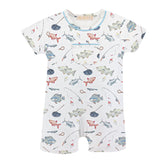 Fishing Day Romper w/ Pocket