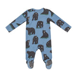 Black Bears - 2 Way Zipper Footie