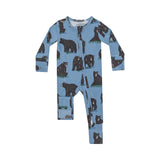 Black Bears - 2 Way Zipper Romper