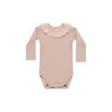 Ruffle Collar Bodysuit | Blush