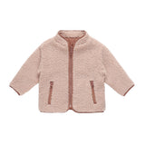 Shearling Zip Jacket | Blush