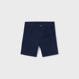 Boy Chino Twill Shorts - Navy